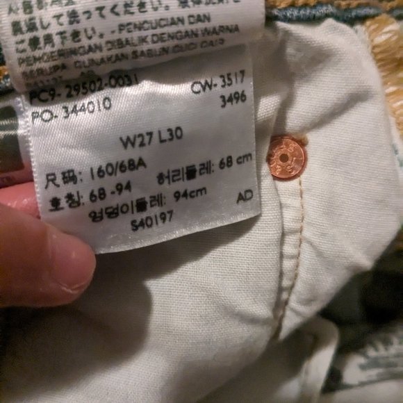 Levi's 501 Original Fit Women's Jeans US 27 - Picture 9 of 9